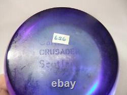 Rare Caithness Limited Edition Crusader Glass Paperweight Boxed With Stand