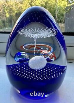 Rare Caithness Paperweight, Limited Edition 45/100 Geoff Taylor Silver Jubilee