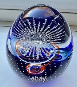 Rare Caithness Paperweight, Limited Edition 45/100 Geoff Taylor Silver Jubilee