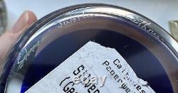 Rare Caithness Paperweight, Limited Edition 45/100 Geoff Taylor Silver Jubilee