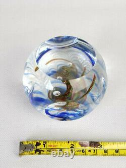 Rare Caithness Scotland Limited Edition Sea Sprite Art Glass Paperweight 79/250