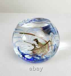 Rare Caithness Scotland Limited Edition Sea Sprite Art Glass Paperweight 79/250