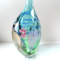 Rare Caithness Spring Romance'Ophelia' Vase Ltd. Edition Collector's Club