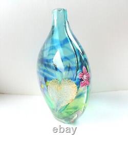 Rare Caithness Spring Romance'Ophelia' Vase Ltd. Edition Collector's Club