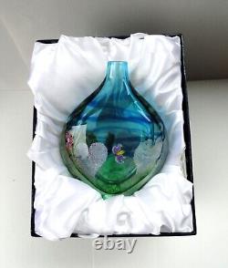 Rare Caithness Spring Romance'Ophelia' Vase Ltd. Edition Collector's Club