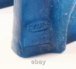 Rare Daum Parsifal By Claude Wetzstein Blue Pate De Verre Limited Ed. 4/75