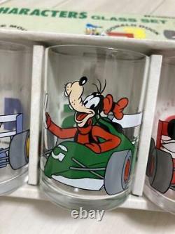 Rare! Disney character glass set vintage retro limited edition genuine