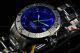 Rare Invicta 47mm Pro Diver Blue Glass Automatic Nh35a Gunmetal Polished Watch