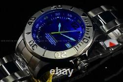 Rare Invicta 47mm Pro Diver Blue Glass Automatic NH35A Gunmetal Polished Watch