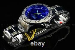 Rare Invicta 47mm Pro Diver Blue Glass Automatic NH35A Gunmetal Polished Watch