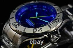 Rare Invicta 47mm Pro Diver Blue Glass Automatic NH35A Gunmetal Polished Watch