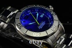 Rare Invicta 47mm Pro Diver Blue Glass Automatic NH35A Gunmetal Polished Watch
