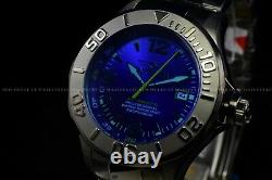 Rare Invicta 47mm Pro Diver Blue Glass Automatic NH35A Gunmetal Polished Watch