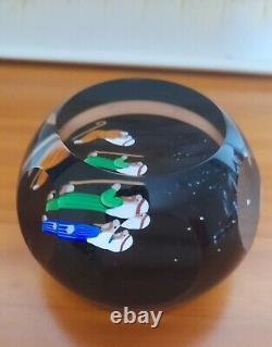 Rare L. E. PERTHSHIRE Three Kings/Three Wise Men Christmas Paperweight 1988