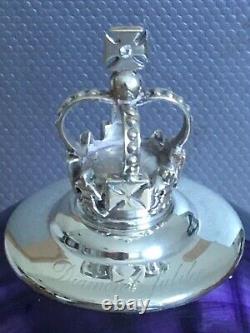 Rare Limited Edition Diamond Jubilee Silver & Glass Egg