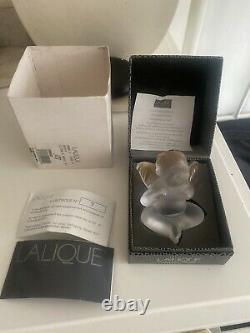 Rare Limited Edition Elton John Lalique Collectors Society Singing Angel/Cherub
