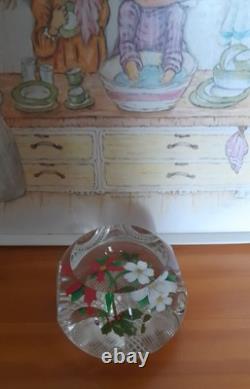 Rare Limited Edition PERTHSHIRE CHRISTMAS BOUQUET 1984 Paperweight