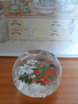 Rare Limited Edition PERTHSHIRE CHRISTMAS BOUQUET 1984 Paperweight
