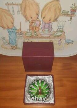 Rare Limited Edition PERTHSHIRE CHRISTMAS CANDLE 1986 Paperweight