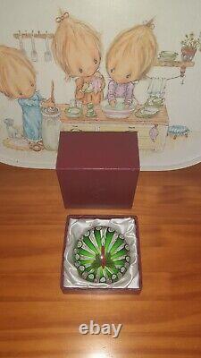 Rare Limited Edition PERTHSHIRE CHRISTMAS CANDLE 1986 Paperweight