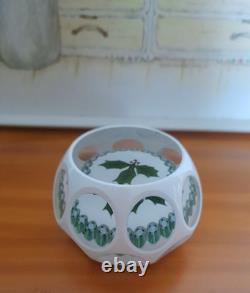 Rare Limited Edition PERTHSHIRE CHRISTMAS HOLLY 1978 Paperweight