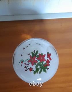 Rare Limited Edition PERTHSHIRE CHRISTMAS POINSETTIA & HOLLY -1989 Paperweight