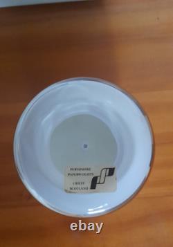 Rare Limited Edition PERTHSHIRE CHRISTMAS POINSETTIA & HOLLY -1989 Paperweight