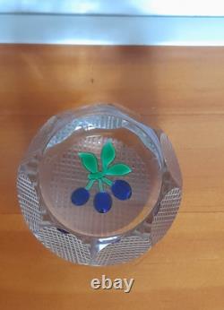 Rare Limited Edition PERTHSHIRE DAMSON PLUM 1977 Paperweight