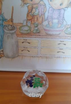 Rare Limited Edition PERTHSHIRE DAMSON PLUM 1977 Paperweight