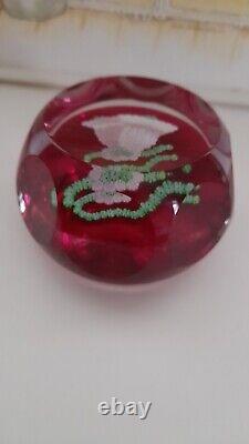 Rare Limited Edition PERTHSHIRE Millefiori CHRISTMAS BELLS 1977 Paperweight