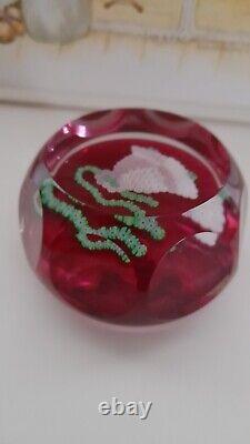 Rare Limited Edition PERTHSHIRE Millefiori CHRISTMAS BELLS 1977 Paperweight