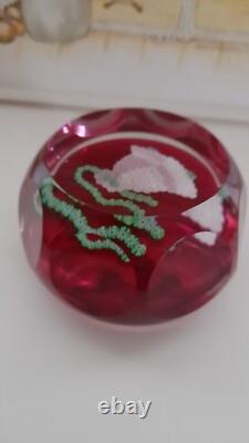 Rare Limited Edition PERTHSHIRE Millefiori CHRISTMAS BELLS 1977 Paperweight