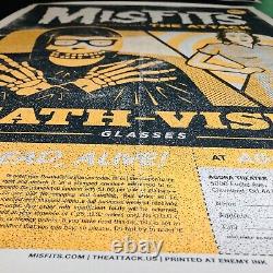 Rare MISFITS Gig Poster Screenprint, #111/120 Fiend Skull X-Ray Glasses Comics