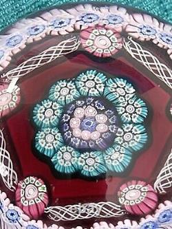 Rare Perthshire Ruby p1971 Annual Collector paperweight limited edition 250/250
