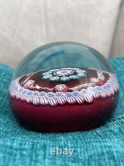 Rare Perthshire Ruby p1971 Annual Collector paperweight limited edition 250/250