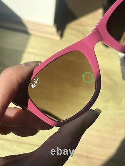 Rare Ray-Ban Wayfarer Sunglasses Pink Comics Limited Edition RB 2140 1045/51