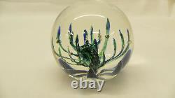 Rare Selkirk 1989 Snapdragon Glass Paperweight Signed Limited Edition 131/500