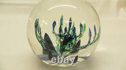 Rare Selkirk 1989 Snapdragon Glass Paperweight Signed Limited Edition 131/500