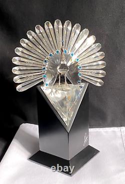 Rare Swarovski Signed Numbered Limited Edition 1998 Peacock 218123 Boxed