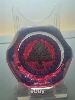 Rare Whitefriars Limited Edition Christmas Tree Paperweight No132/1000