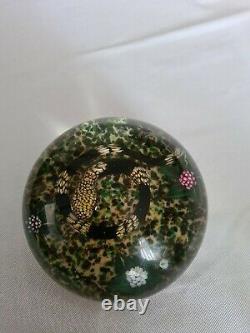 Rare William Manson Limited Edition Coiled Snake Paperweight Circa 2002 1/5