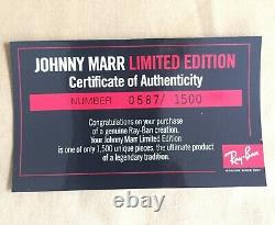 Ray-Ban JOHNNY MARR/THE SMITHS Ultra Rare Ltd Edition Signet Sunglasses RB3493