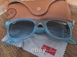 Ray-Ban Wayfarer Sunglasses Ice Pop Blueberry RB 2140 6055/4M Limited Edition