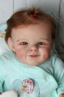 Reborn limited edition 21 baby girl Shaya (Bonnie Sieben) smiling sweetheart