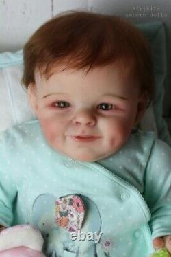 Reborn limited edition 21 baby girl Shaya (Bonnie Sieben) smiling sweetheart