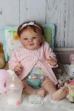 Reborn limited edition 21 baby girl Shaya (Bonnie Sieben) smiling sweetheart