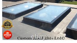 Rooflight Skylight Flat Roof Light Glass Roof Lantern Triple Glazed ALL SIZES