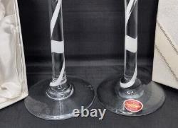 Royal Brierley Champagne Flutes Special Edition Crystal Wedding Glasses Boxed