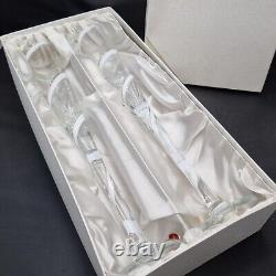 Royal Brierley Champagne Flutes Special Edition Crystal Wedding Glasses Boxed