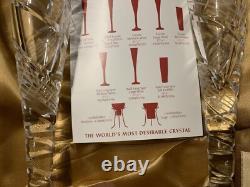 Royal Brierley Limited Edition Millenium Champagne Flutes Auld Lang Syne Boxed
